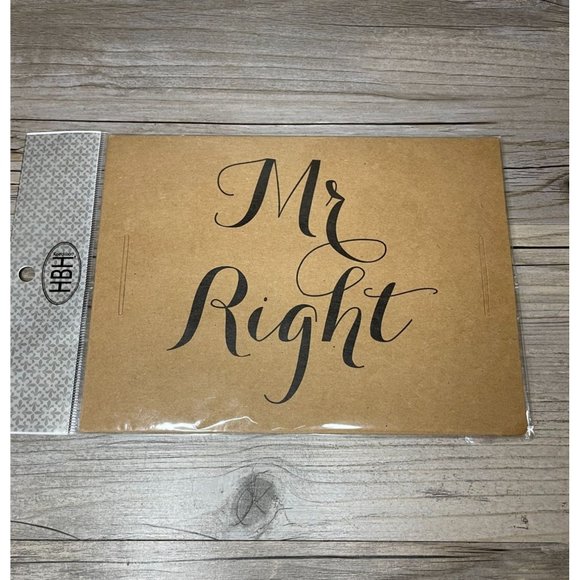 HBH Wedding Mr. & Mrs. Decoration Back Cover Chair Sashes - Picture 1 of 5